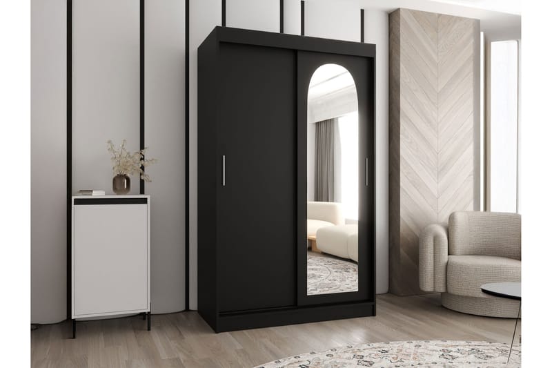 Tallmo Garderobe Med Speil 120x200 cm - Oppbevaring - Garderober & garderobesystem