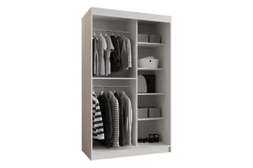 Tallmo Garderobe Med Speil 120x200 cm - Oppbevaring - Garderober & garderobesystem