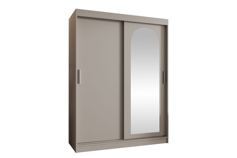 Tallmo Garderobe Med Speil 150x200 cm - Brun - Oppbevaring - Garderober & garderobesystem