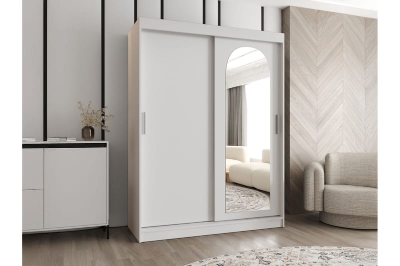 Tallmo Garderobe Med Speil 150x200 cm - Oppbevaring - Garderober & garderobesystem