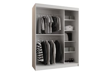 Tallmo Garderobe Med Speil 150x200 cm - Oppbevaring - Garderober & garderobesystem