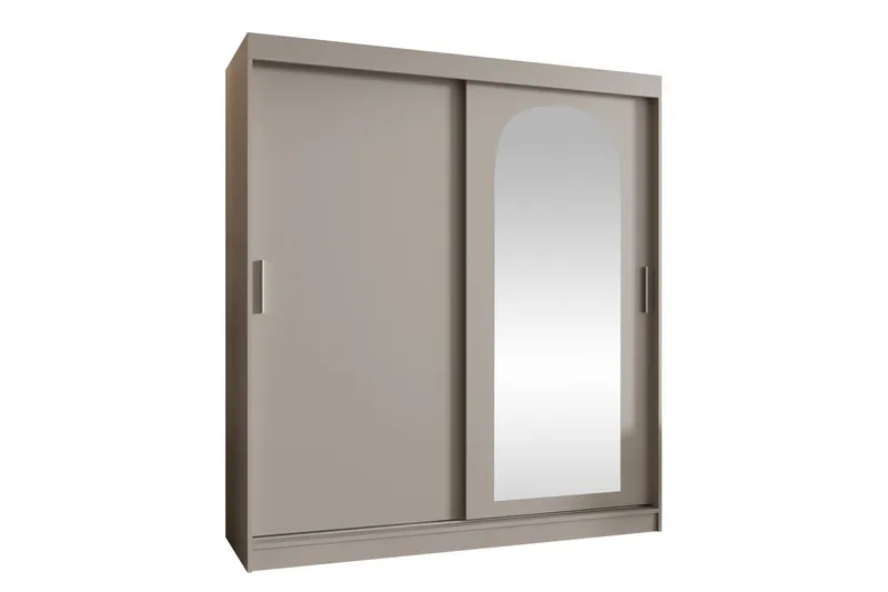 Tallmo Garderobe Med Speil 180x200 cm - Oppbevaring - Garderober & garderobesystem