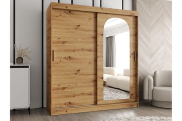 Tallmo Garderobe Med Speil 180x200 cm - Oppbevaring - Garderober & garderobesystem