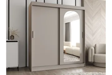 Tallmo Garderobe Med Speil 180x200 cm - Oppbevaring - Garderober & garderobesystem