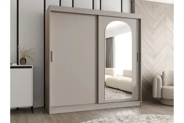 Tallmo Garderobe Med Speil 200x200 cm - Oppbevaring - Garderober & garderobesystem