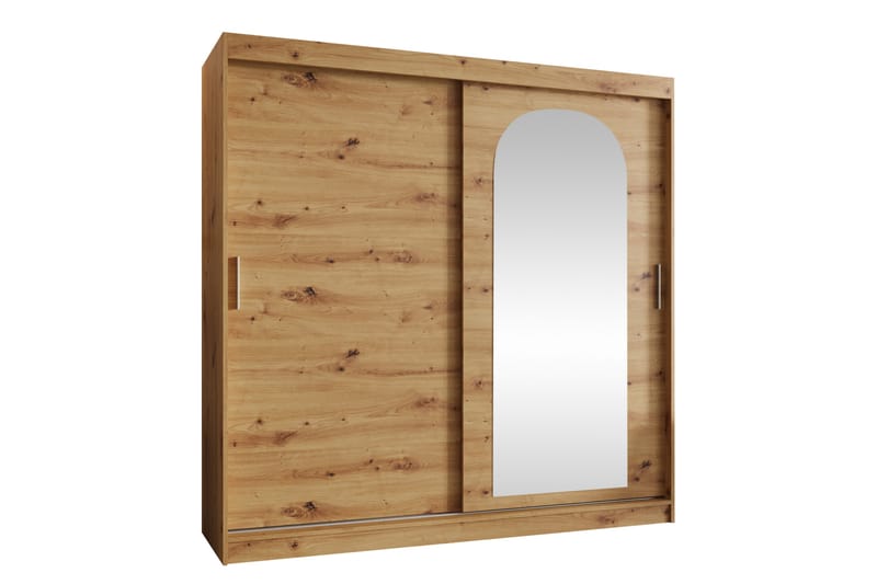 Tallmo Garderobe Med Speil 200x200 cm - Oppbevaring - Garderober & garderobesystem