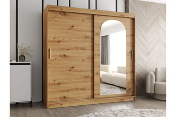 Tallmo Garderobe Med Speil 200x200 cm - Oppbevaring - Garderober & garderobesystem