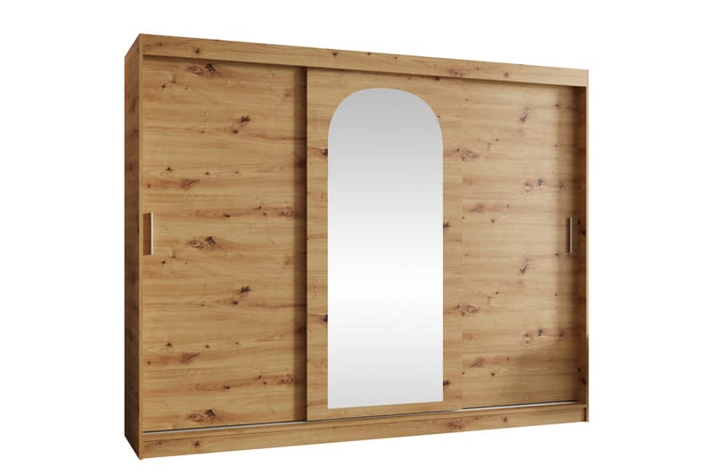 Tallmo Garderobe Med Speil 250x200 cm - Oppbevaring - Garderober & garderobesystem
