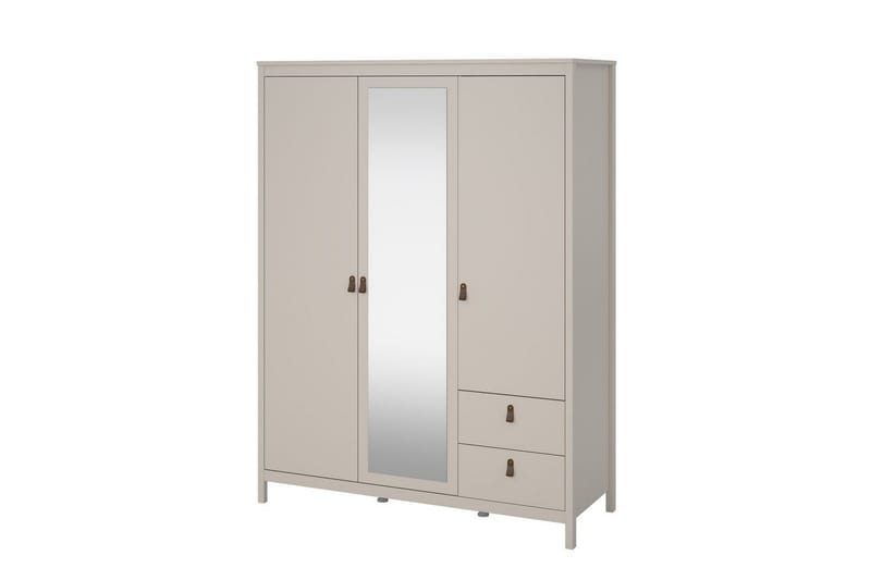 Vallvidera Garderobe med Speil 150x199 cm, Beige