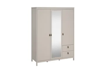 Vallvidera Garderobe med Speil 150x199 cm - Beige - Oppbevaring - Garderober & garderobesystem