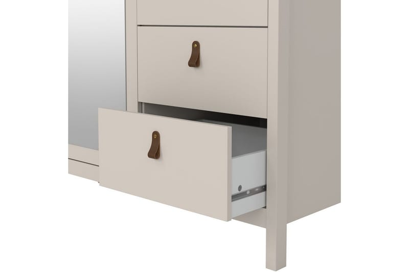 Vallvidera Garderobe med Speil 150x199 cm - Beige - Oppbevaring - Garderober & garderobesystem