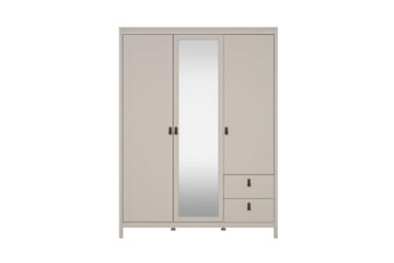 Vallvidera Garderobe med Speil 150x199 cm - Beige - Oppbevaring - Garderober & garderobesystem