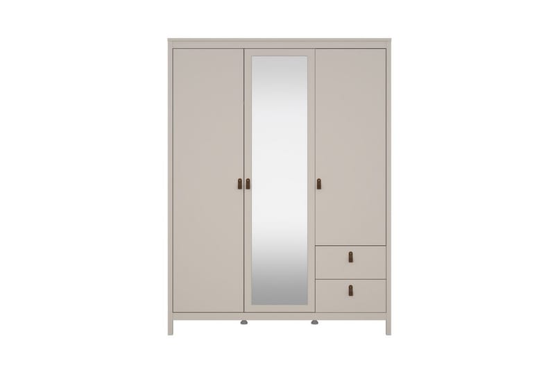 Vallvidera Garderobe med Speil 150x199 cm - Beige - Oppbevaring - Garderober & garderobesystem