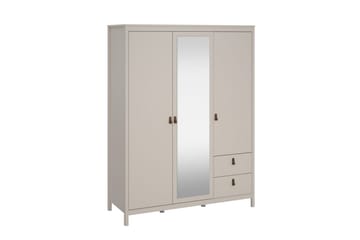 Vallvidera Garderobe med Speil 150x199 cm - Beige - Oppbevaring - Garderober & garderobesystem