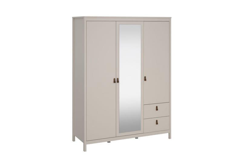 Vallvidera Garderobe med Speil 150x199 cm - Beige - Oppbevaring - Garderober & garderobesystem
