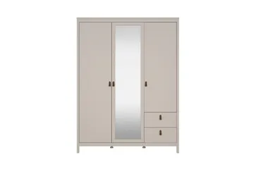 Vallvidera Garderobe med Speil 150x199 cm - Beige - Oppbevaring - Garderober & garderobesystem
