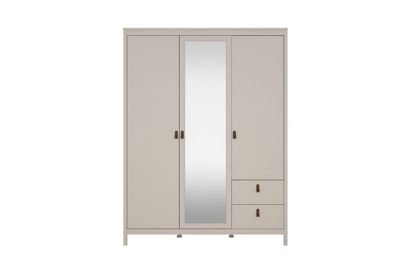 Vallvidera Garderobe med Speil 150x199 cm - Beige - Oppbevaring - Garderober & garderobesystem