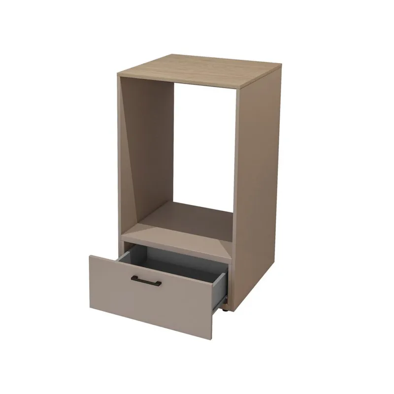 Vaskemaskin/tørketrommel-skap Rosa med 1 skuff - Oppbevaring - Oppbevaring til baderom