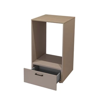 Vaskemaskin/tørketrommel-skap Rosa med 1 skuff - Oppbevaring - Oppbevaring til baderom