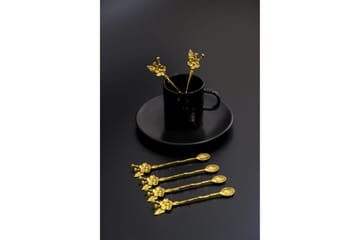 Skjesett 6-pk - Gull - Servering & borddekking - Bestikk - Serveringsbestikk