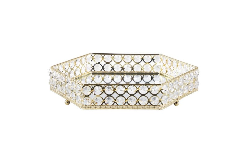 Bricka Beliani Vatan Guld, 28x25x6 cm GOLD