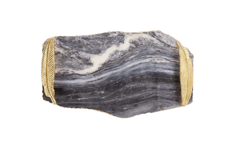 Bricka Beliani Zografou Dark grey||GOLD - Servering & borddekking - Brikker & tallerkener - Serveringsbrett & serveringsfat