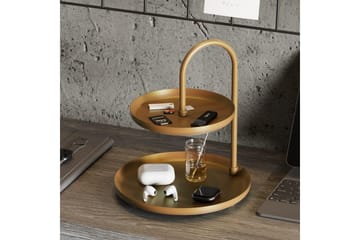 Dekorativt metalltilbehør Mirven - Gull - Servering & borddekking - Brikker & tallerkener - Serveringsbrett & serveringsfat