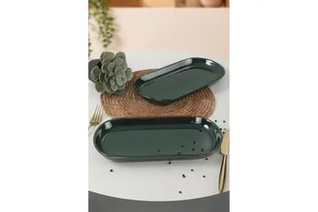 Karpenter Serveringsfat 12,2 cm - Mørkegrønn - Servering & borddekking - Brikker & tallerkener - Serveringsbrett & serveringsfat