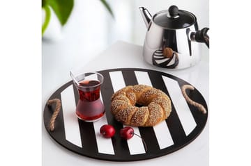 Serveringsbrett - Svart/Hvit - Servering & borddekking - Brikker & tallerkener - Serveringsbrett & serveringsfat