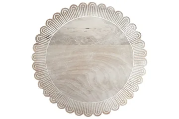 Tårtfat Beliani Memfis Light colored wood||White - Servering & borddekking - Brikker & tallerkener - Serveringsbrett & serveringsfat