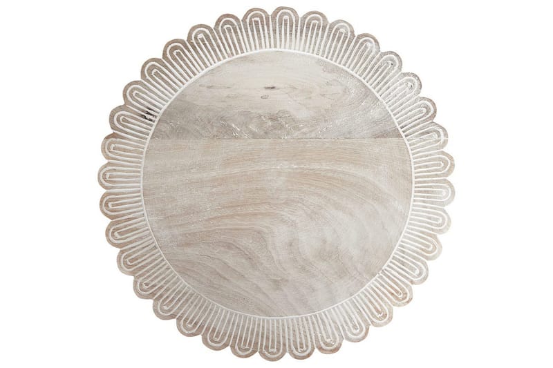 Tårtfat Beliani Memfis Light colored wood||White - Servering & borddekking - Brikker & tallerkener - Serveringsbrett & serveringsfat