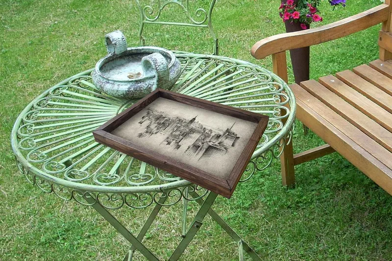 Traxory Brett 30 cm - Flerfarget - Servering & borddekking - Brikker & tallerkener - Serveringsbrett & serveringsfat