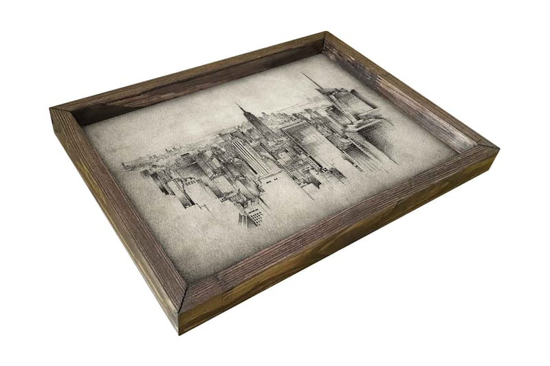 Traxory Brett 30 cm - Flerfarget - Servering & borddekking - Brikker & tallerkener - Serveringsbrett & serveringsfat