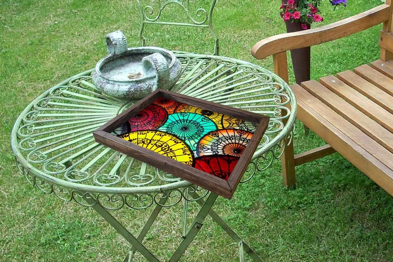 Traxory Brett 30 cm - Flerfarget - Servering & borddekking - Brikker & tallerkener - Serveringsbrett & serveringsfat