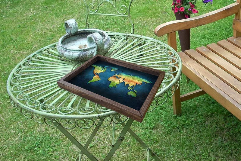 Traxory Brett 30 cm - Flerfarget - Servering & borddekking - Brikker & tallerkener - Serveringsbrett & serveringsfat