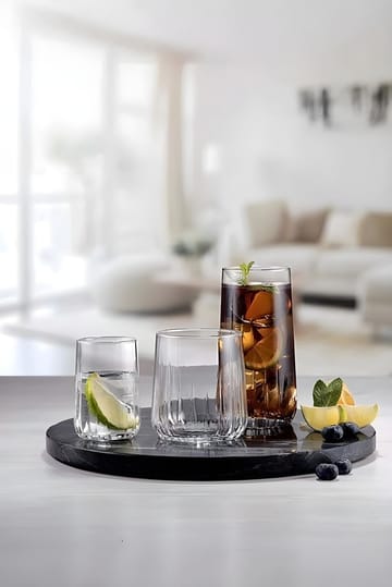 Glassett (18 deler) Opviq Nova (17 x 32 x 32 cm) Transparent - Transparent - Servering & borddekking - Glass - Highballglass & Longdrinkglass