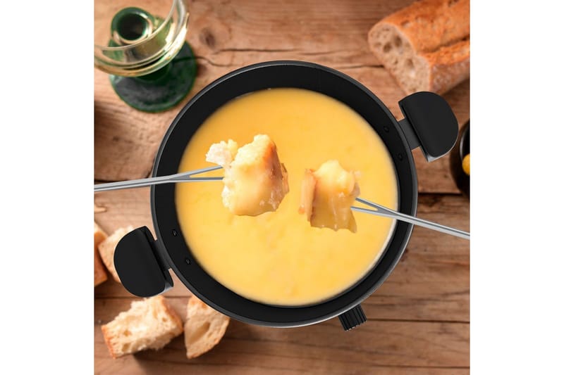 Fonduegryte Black+Decker 2L - Sølv - Servering & borddekking - Gryter & kasseroller - Fonduegryte