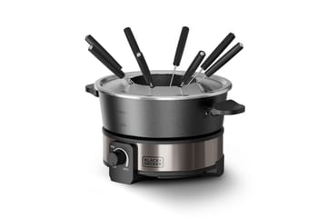 Fonduegryte Black+Decker 2L - Sølv - Servering & borddekking - Gryter & kasseroller - Fonduegryte
