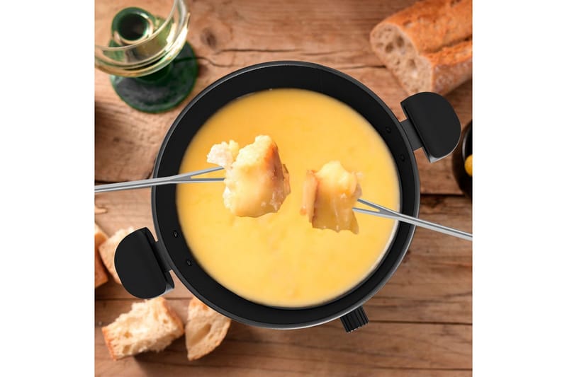 Fonduegryte Black+Decker 2L - Sølv - Servering & borddekking - Gryter & kasseroller - Fonduegryte