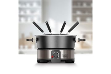 Fonduegryte Black+Decker 2L - Sølv - Servering & borddekking - Gryter & kasseroller - Fonduegryte