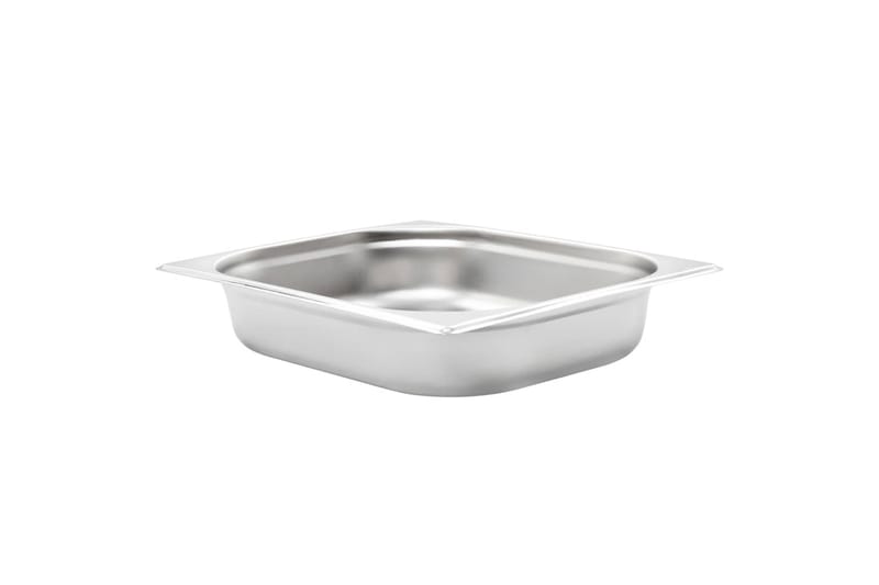 Gastronormbeholdere 4 stk GN 1/2 65 mm rustfritt stål - Kasseroll