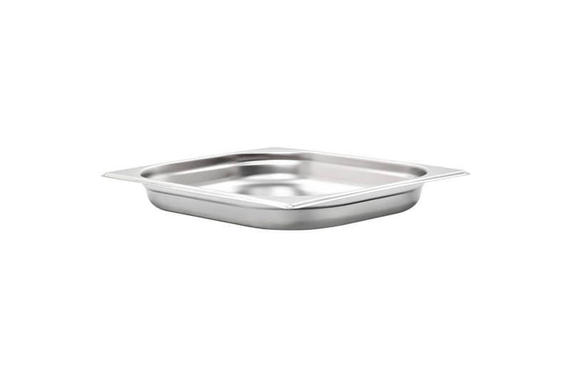 Gastronormbeholdere 8 stk GN 1/2 40 mm rustfritt stål - Kasseroll