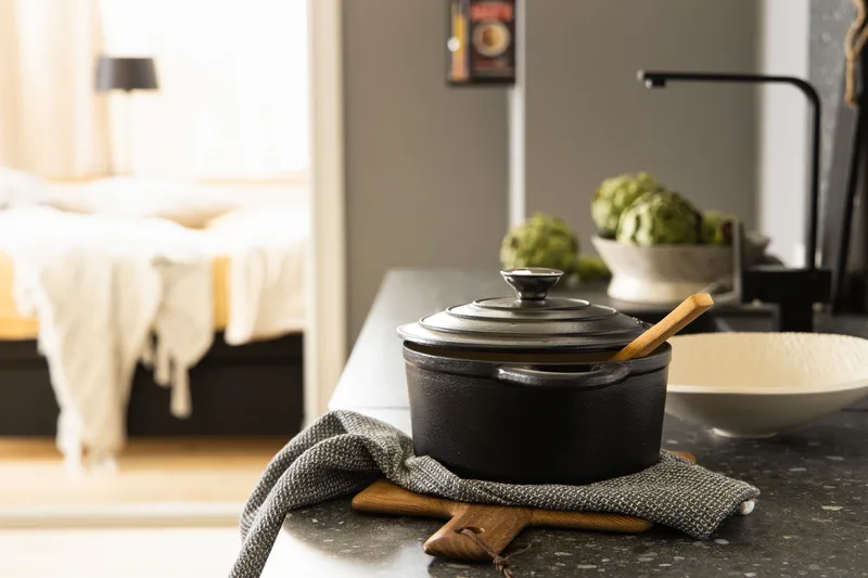 Gryte Orrefors Jernverk Støpejern 22x10 cm - Svart - Servering & borddekking - Gryter & kasseroller - Gryte