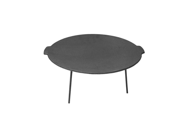 Stekepanne Mustang Støpejern med Føtter 45cm, Svart