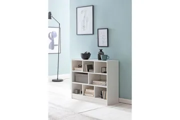 Bokhylle Wohnling Sponplate med 8 Oppbevaringshyller - Servering & borddekking - Karaffler og mugger - Glassflaske