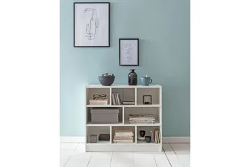 Bokhylle Wohnling Sponplate med 8 Oppbevaringshyller - Servering & borddekking - Karaffler og mugger - Glassflaske