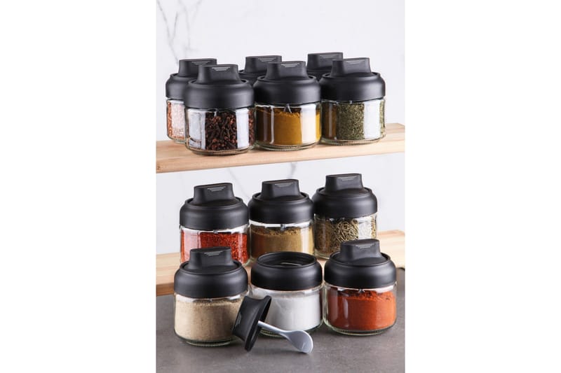 Kazuha Krydderstativ, Svart