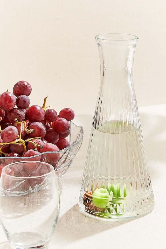 Glassflaske Opviq Elysia Karaf (12 x 12 x 29 cm) Transparent - Transparent - Servering & borddekking - Karaffler og mugger - Vannkaraffel