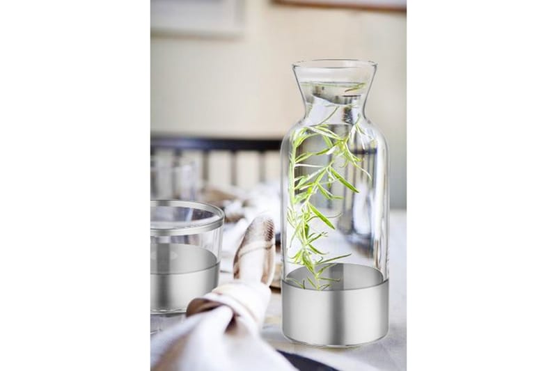 Vannkaraffel - Sølv - Bokser & syltetøyglass - Vannkaraffel - Glassmugge