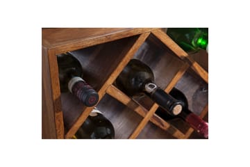 Vinstativ Wohnling Massivt tre plass til 8 flasker landstil - Servering & borddekking - Karaffler og mugger - Glassflaske